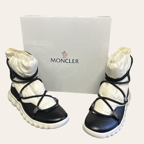 MONCLER QUILTED CORA STIVAL APRES SKI BOOTIES - Picture 4 of 5